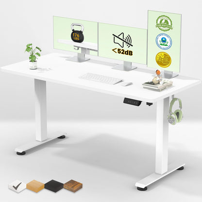 Storenine 55 Inch Electric Standing Desk White