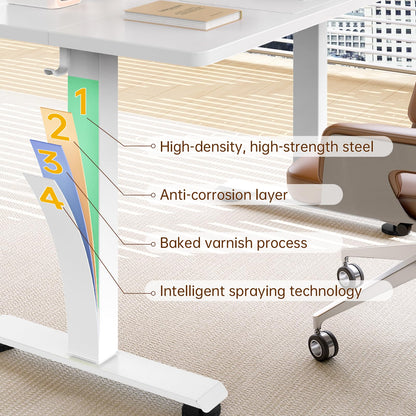 Storenine 55 Inch Electric Standing Desk White